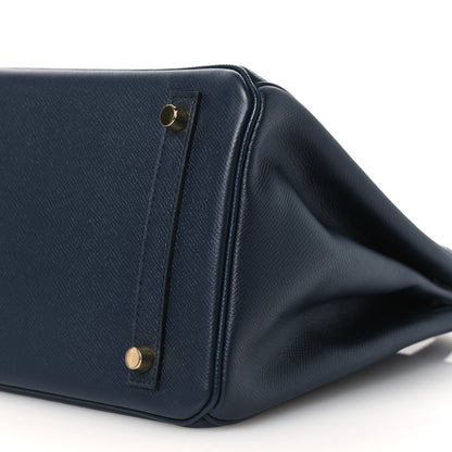 Hermes Epsom Birkin 30 Bleu Indigo 19 of 25