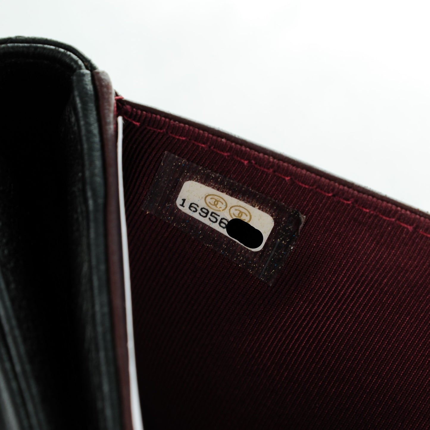 Lambskin Quilted Compact French Flap Wallet Black