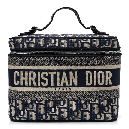 Christian Dior Oblique Diortravel Vanity Case Blue Blue 1 of 8