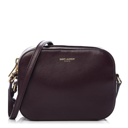 Saint Laurent Calfskin Small Classic Monogram Camera Bag Bordeaux 1 of 11