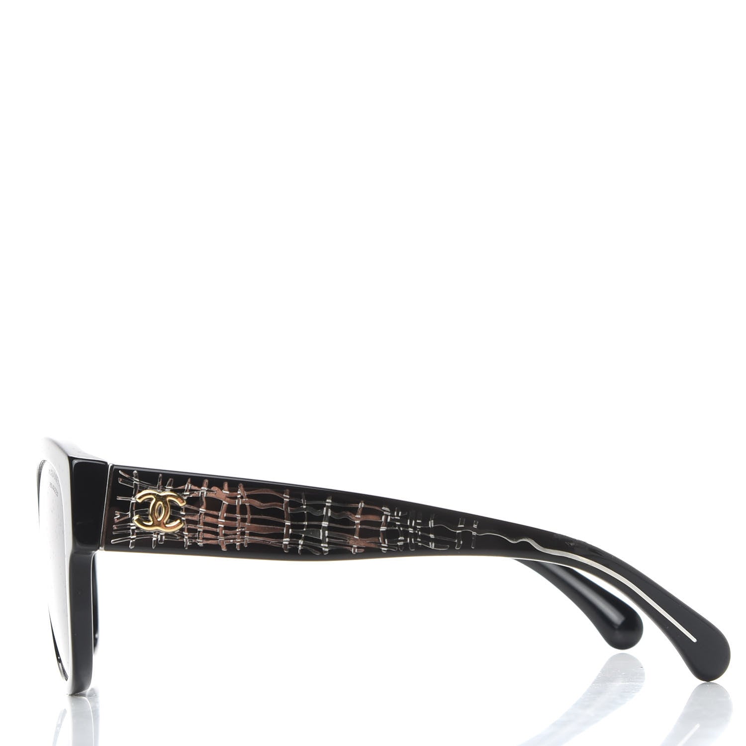 Chanel Acetate Polarized Pantos Sunglasses 5434 Black 3 of 8