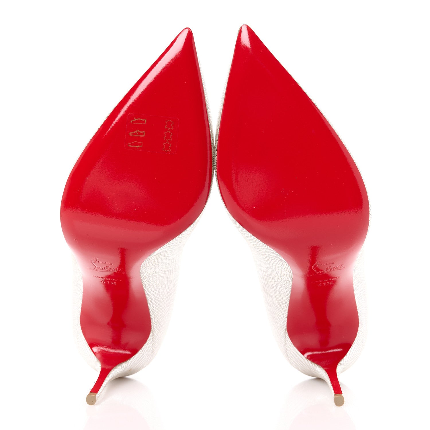 Christian Louboutin Metallic Pigalle Follies 100 Pumps 41.5 Silver 5 of 7