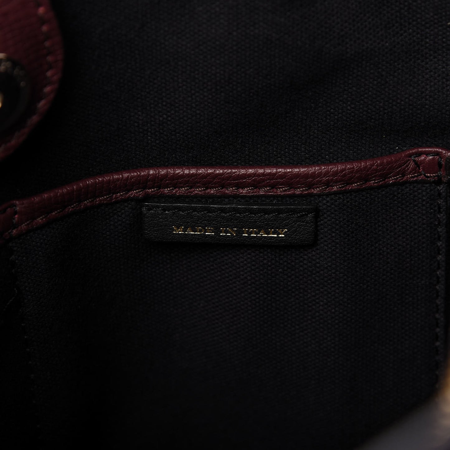 Grainy Calfskin House Check Medium Banner Tote Mahogany Red