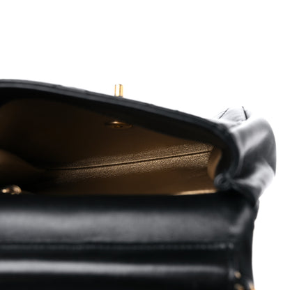 Chanel Lambskin Pearl Quilted Side Packs Black 6 of 10