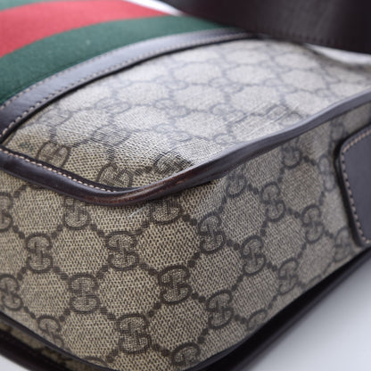 Gucci GG Plus Monogram Web Medium Flap Messenger Beige Dark Brown 11 of 11