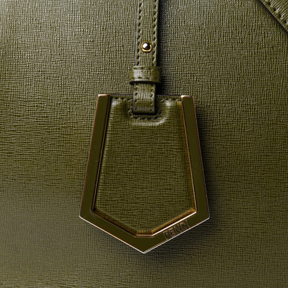 Fendi Vitello Elite Flamingo Regular 2Jours Tote Oliva 9 of 14