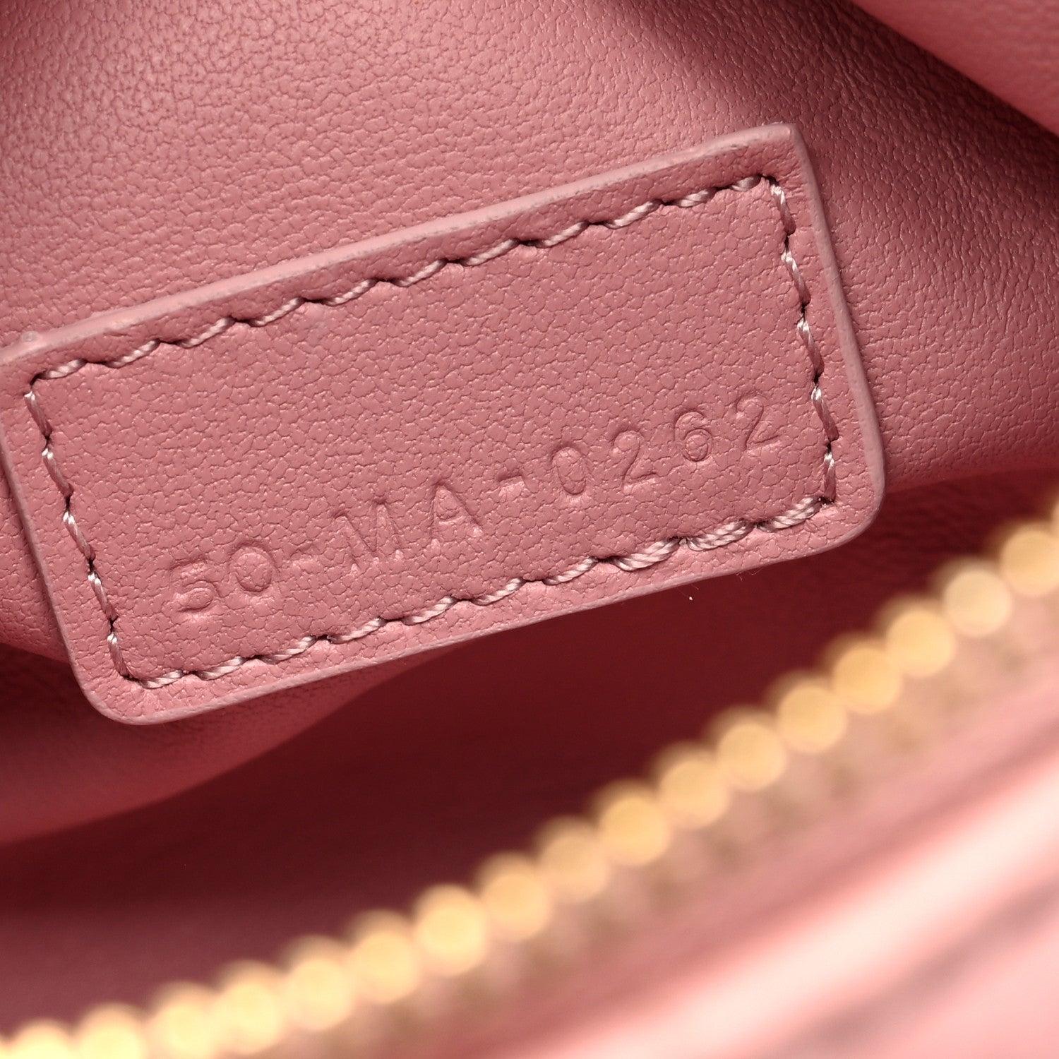 Christian Dior Calfskin Macrocannage Small Diortravel Nomad Pouch Old Rose 7 of 9