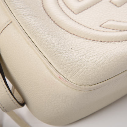 Gucci Pebbled Calfskin Small Soho Disco Bag Off White 9 of 9