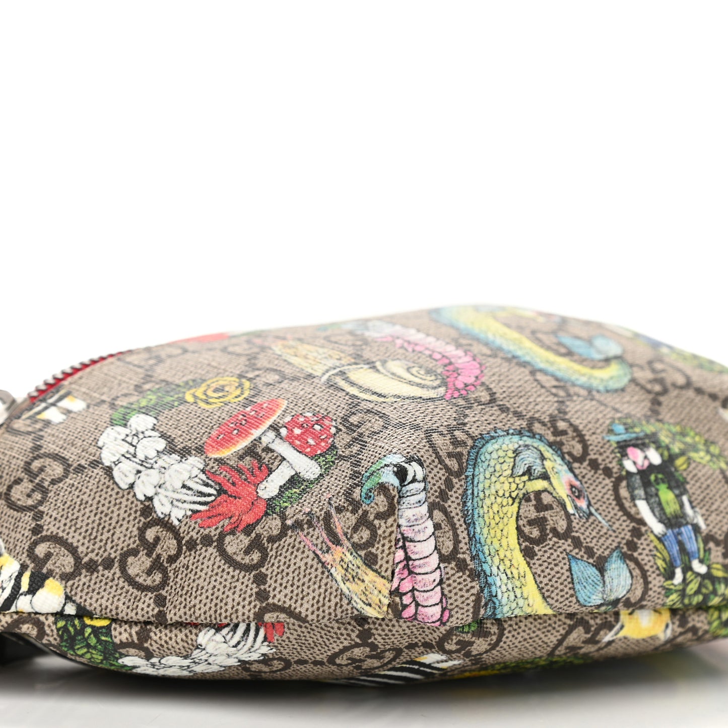 GG Supreme Monogram Childrens Bugs Print Belt Bag Multicolor