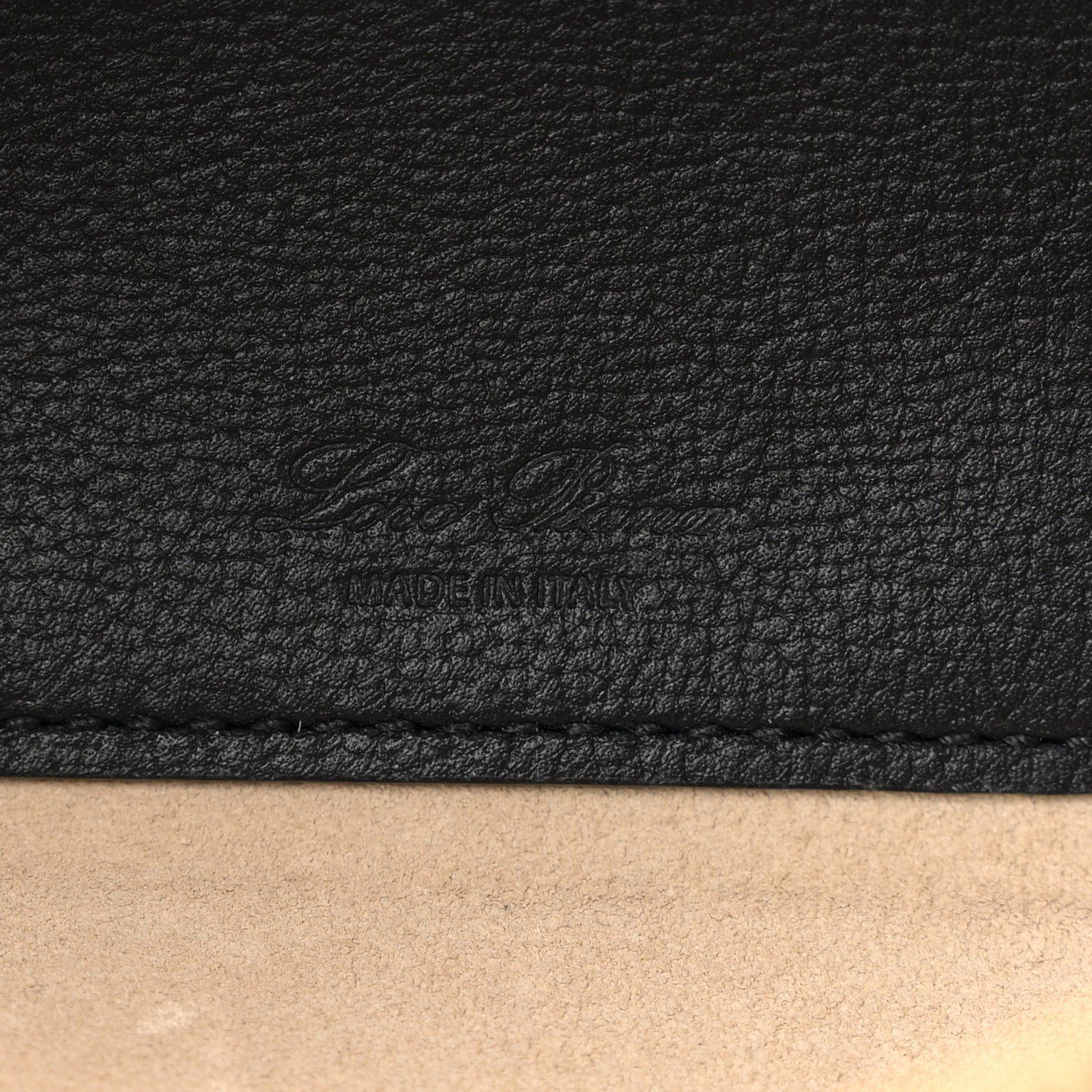 Grained Calfskin L23 Extra Bag  Blue Navy Sun Gold