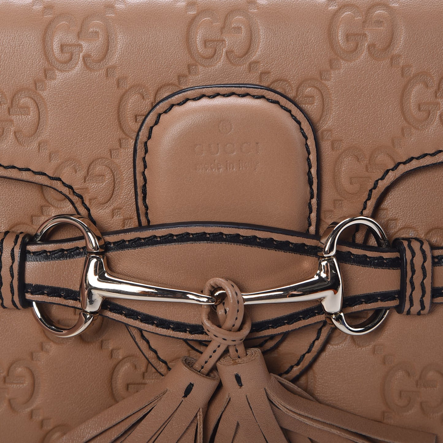 Guccissima Mini Emily Chain Shoulder Bag Camelia