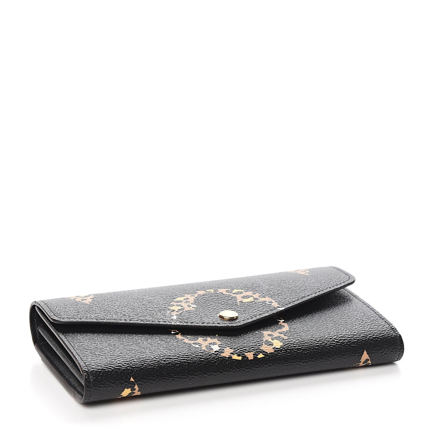 Monogram Giant Jungle Sarah Wallet Black