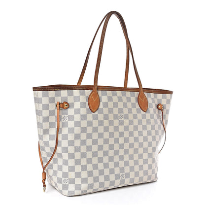 Louis Vuitton Damier Azur Neverfull MM 3 of 17