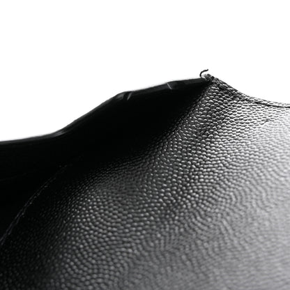 Saint Laurent Grain De Poudre Uptown Pouch Black Black 8 of 9