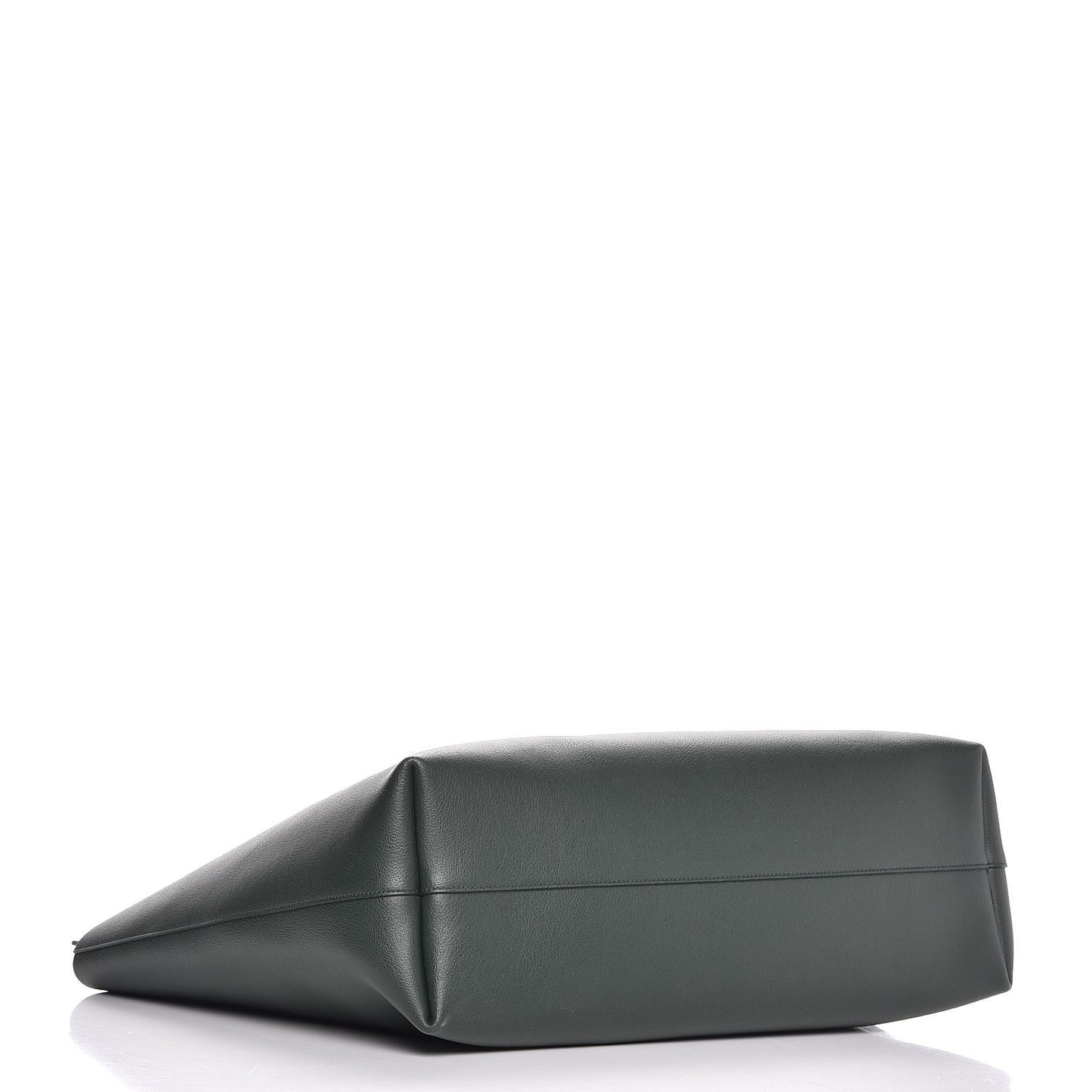 Calfskin Large Shopping Tote Dark Green
