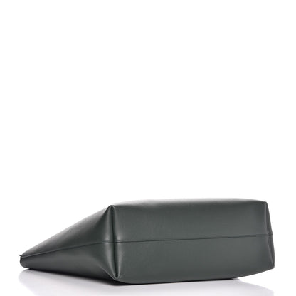 Saint Laurent Calfskin Large Shopping Tote Dark Green 5 of 10
