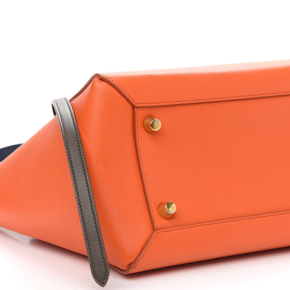 Celine Smooth Calfskin Mini Tri-Color Belt Bag Orange 8 of 10