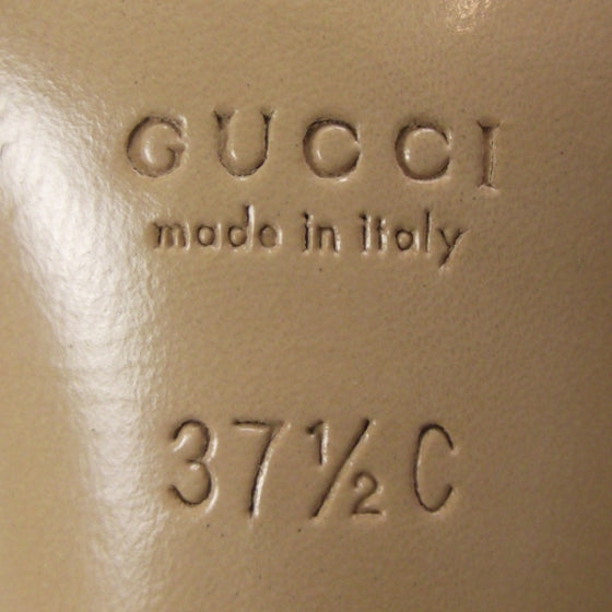 Gucci Monogram Buckle Heels Ivory 37.5 6 of 8