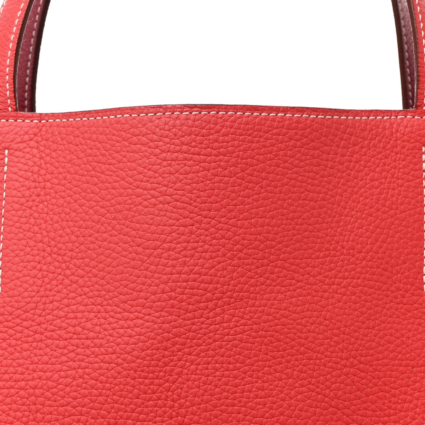 Taurillon Clemence Double Sens 45 Reversible Tote  Rubis Rose Jaipur