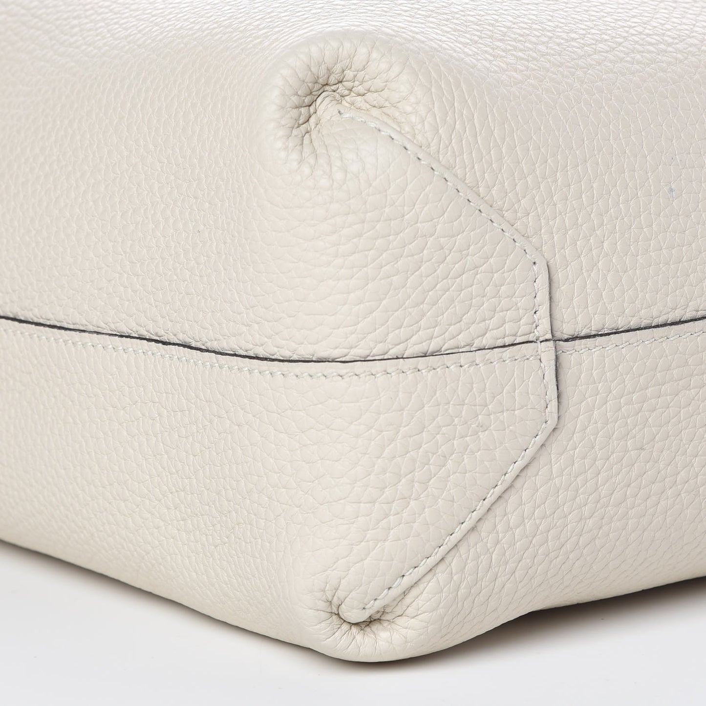 Taurillon Clemence Double Sens 36 Reversible Tote Etain Beton