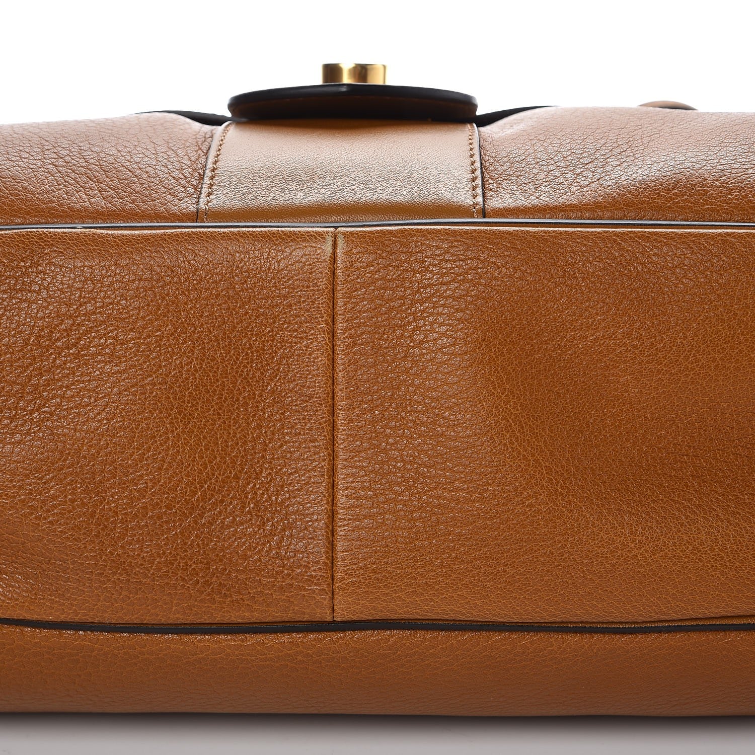 Chloe Grained Lambskin Medium Lexa Shoulder Bag Mustard Brown 14 of 16