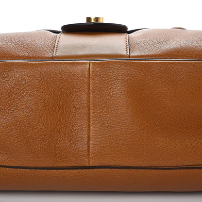 Chloe Grained Lambskin Medium Lexa Shoulder Bag Mustard Brown 14 of 16