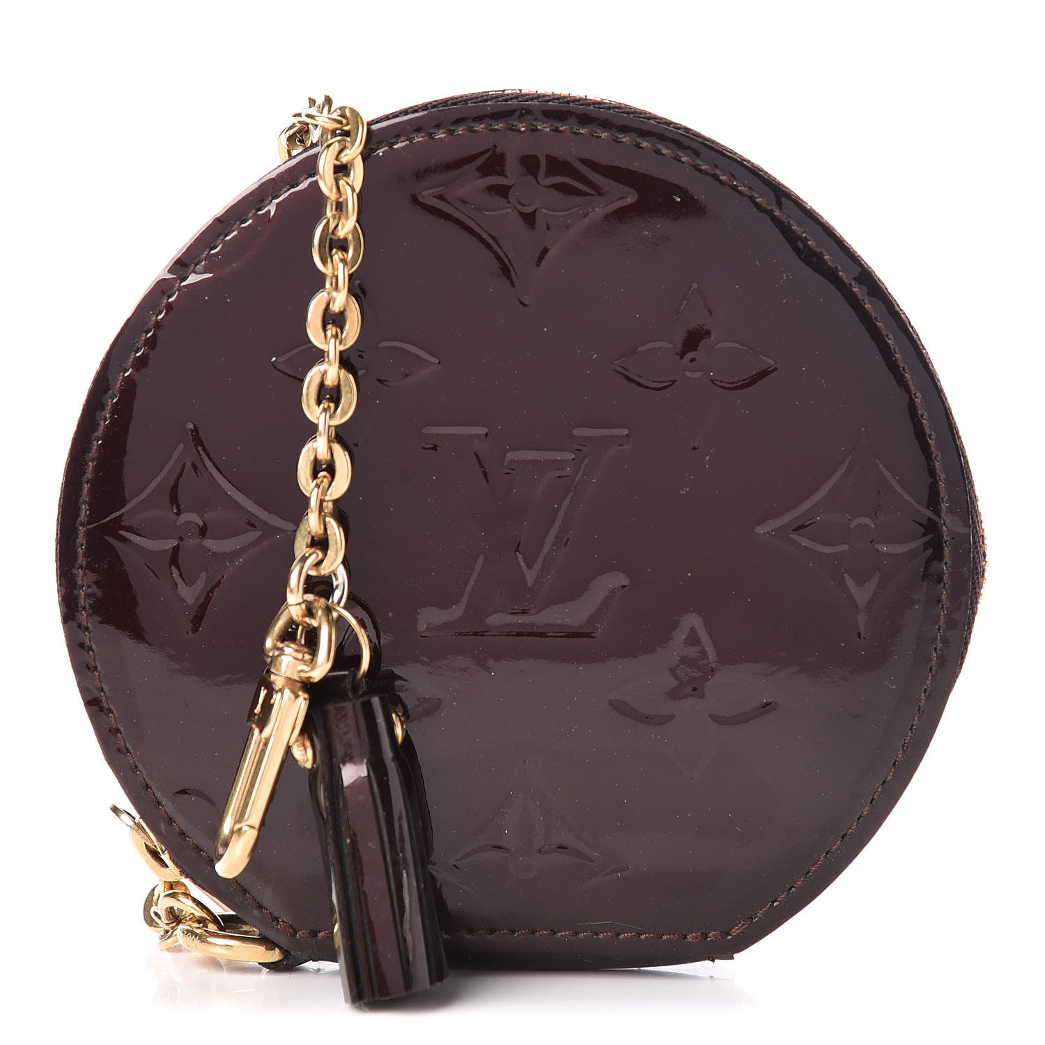 Louis Vuitton Vernis Chapeau Coin Purse Amarante 1 of 7