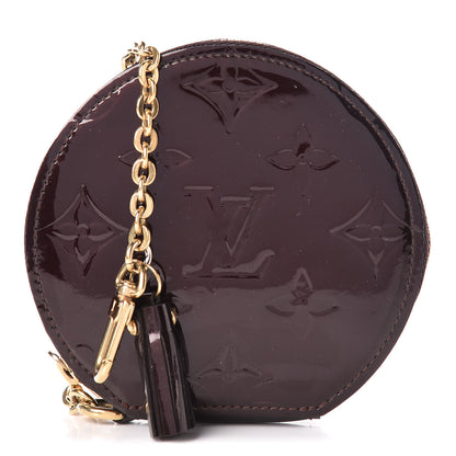 Louis Vuitton Vernis Chapeau Coin Purse Amarante 1 of 7