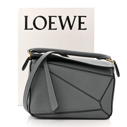 Loewe Calfskin Mini Puzzle Bag Asphalt Grey 11 of 11