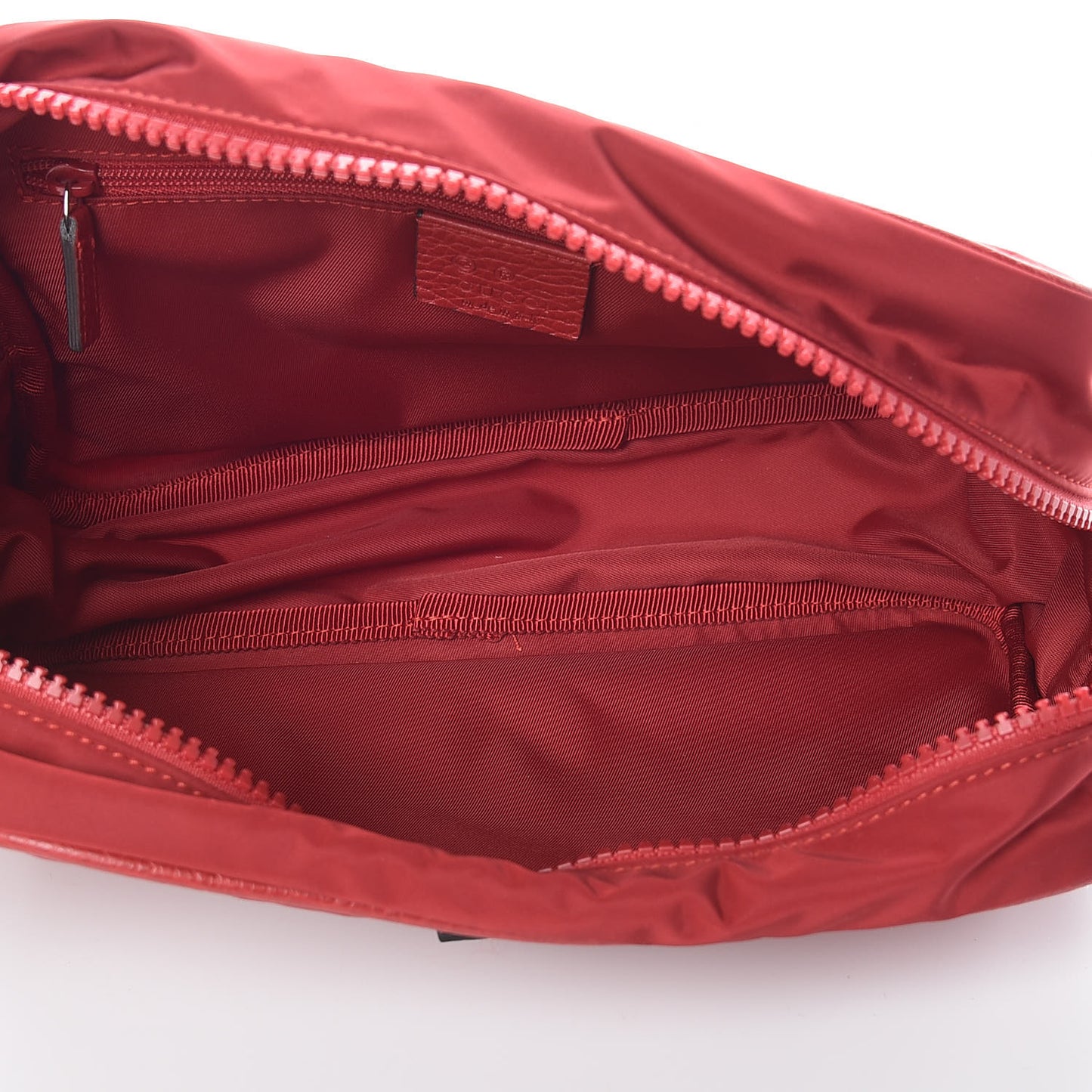 Nylon Monogram Dolmias Pouch Vibrant Red