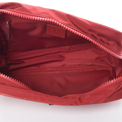Gucci Nylon Monogram Dolmias Pouch Vibrant Red 5 of 11