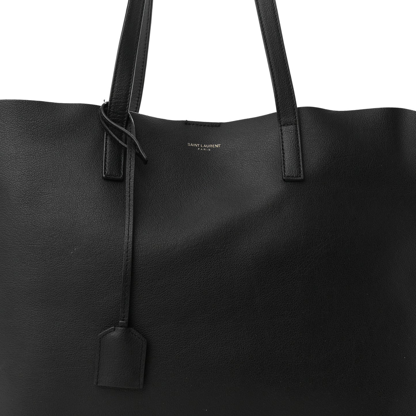 Calfskin Large Shopping Tote Black