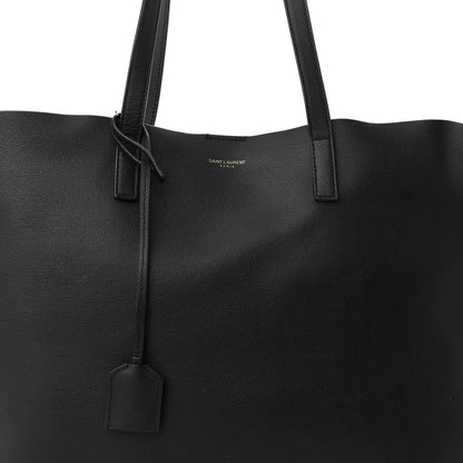 Saint Laurent Calfskin Large Shopping Tote Black 8 of 10