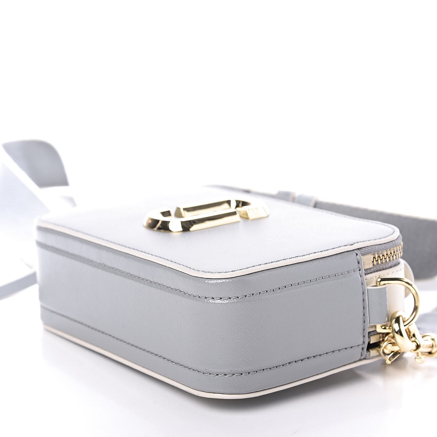 Saffiano Large The Sure Shot Camera Bag Rock Grey