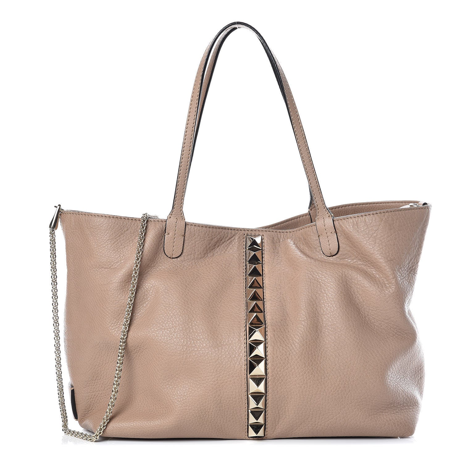 Valentino Garavani Grained Calfskin Va Va Voom Tote Sabbia 1 of 9