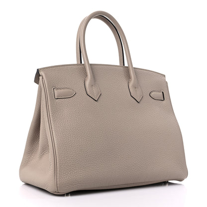 Hermes Togo BIRKIN 30 Gris Tourterelle 3 of 12