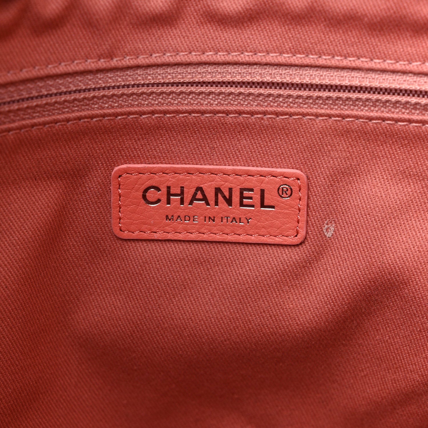Chanel Mixed Fibers Large Shopping Bag Pink Beige 6 of 15
