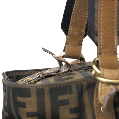 Fendi Zucca FF Top Handle Shoulder Bag Tobacco 16 of 16