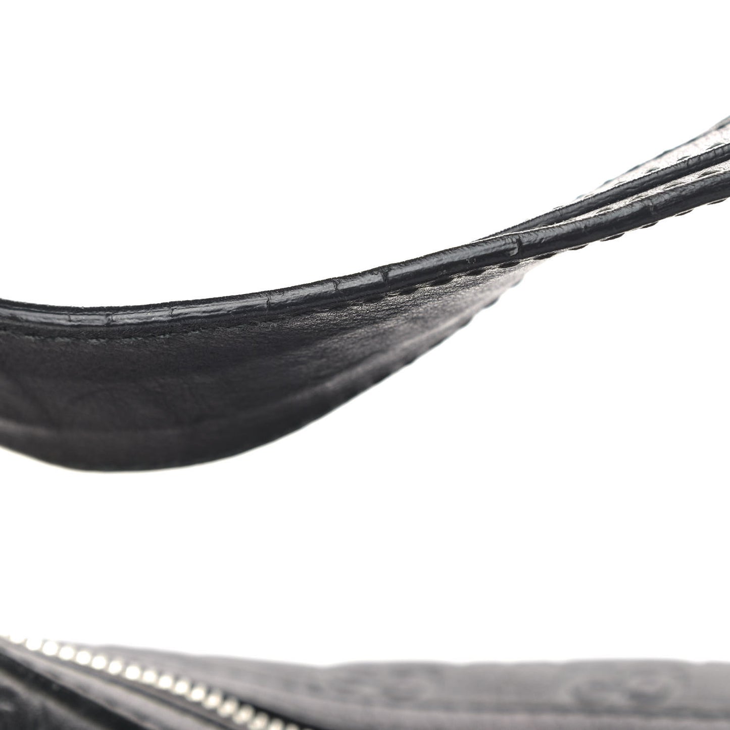 Guccissima Large GG Twins Hobo Black