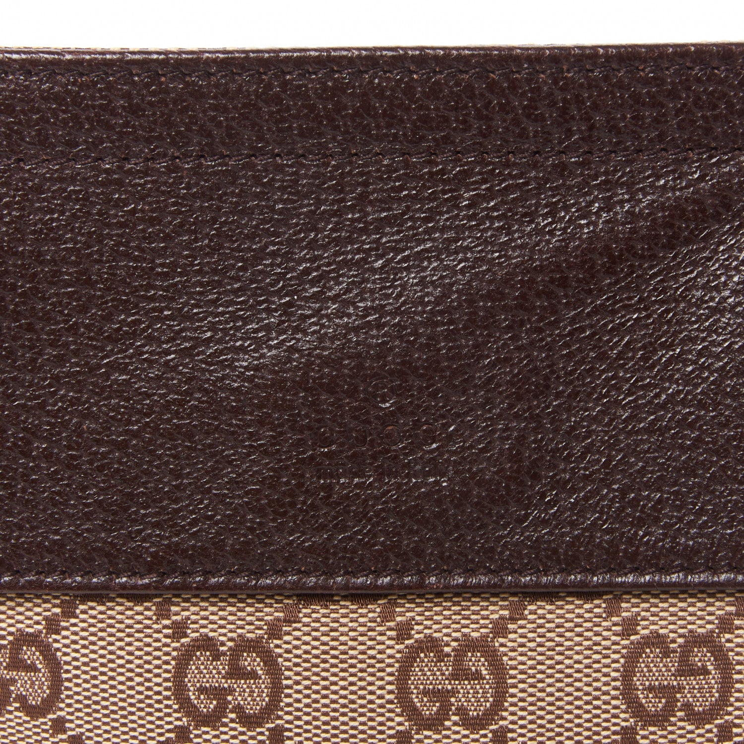 Gucci GG Monogram Web Double Pocket Belt Bag Dark Brown 7 of 7