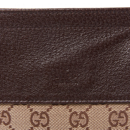 Gucci GG Monogram Web Double Pocket Belt Bag Dark Brown 7 of 7