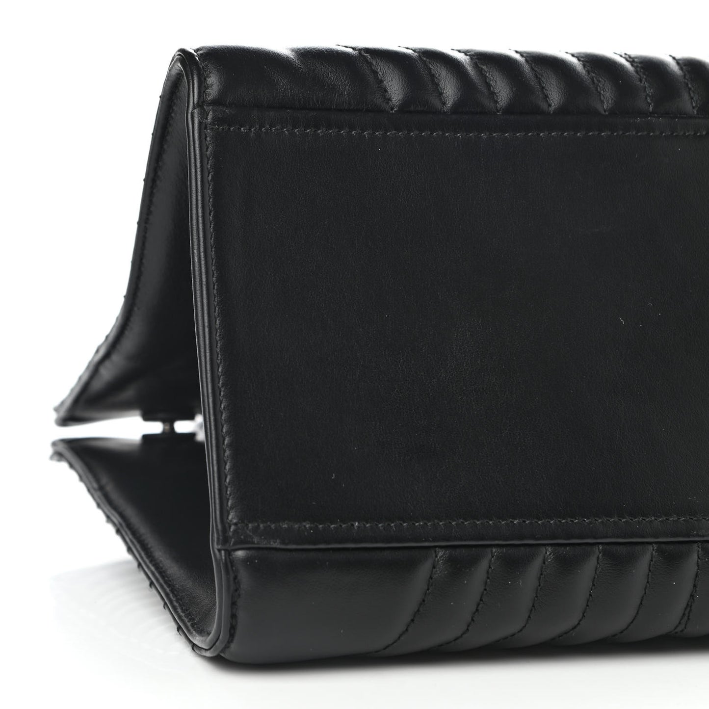Soft Calfskin Impunture Diagramme Tote Black
