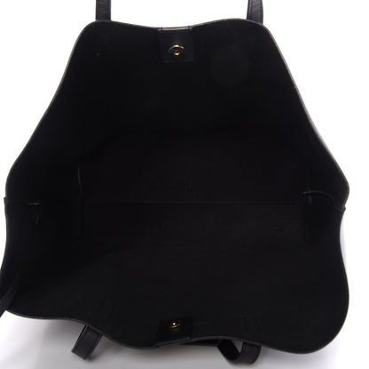 Saint Laurent Calfskin Large Shopping Tote Black 5 of 11