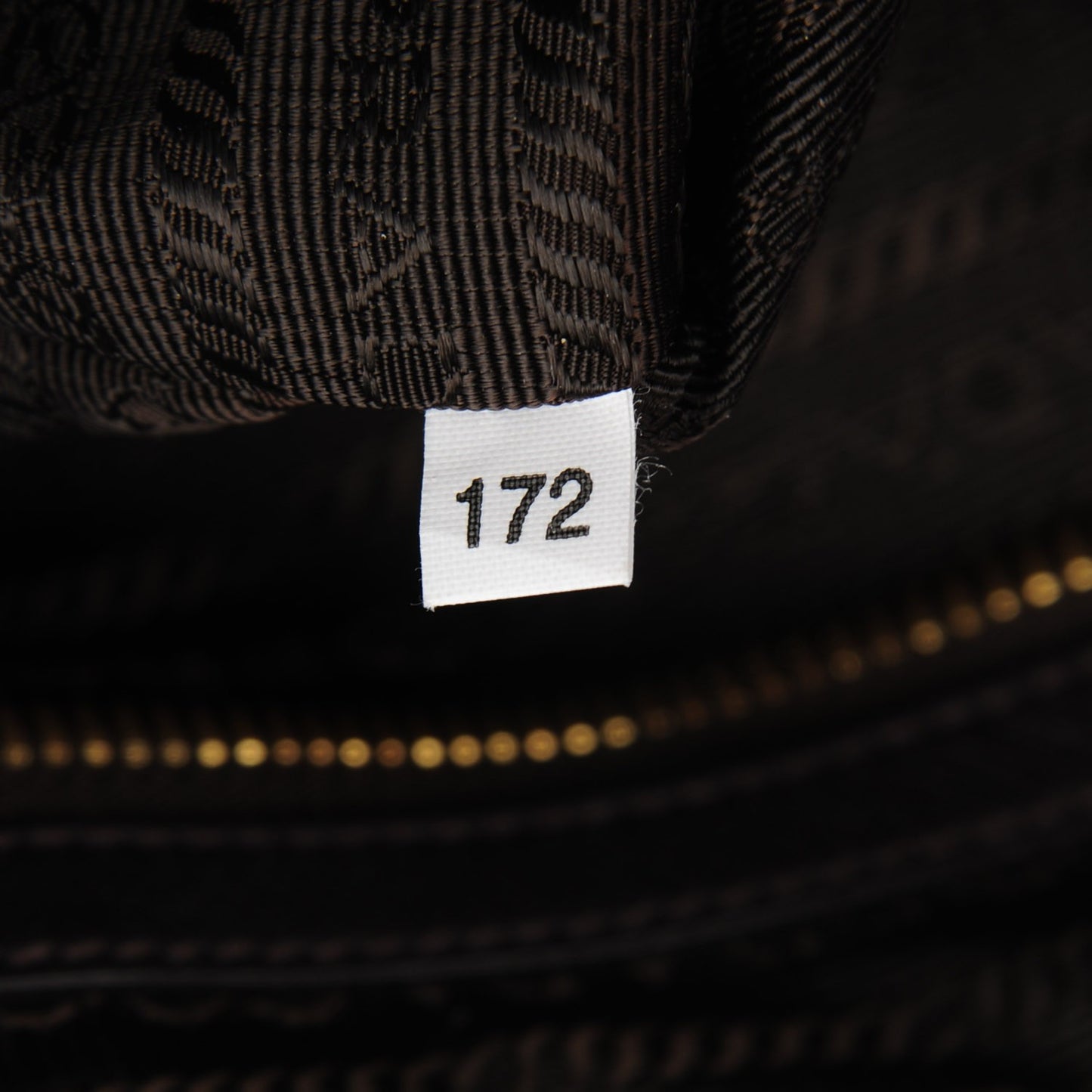 Saffiano Tessuto Nylon Satchel Ebano