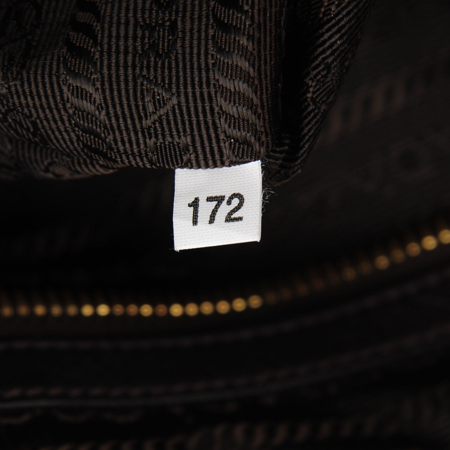 Prada Saffiano Tessuto Nylon Satchel Ebano 11 of 11