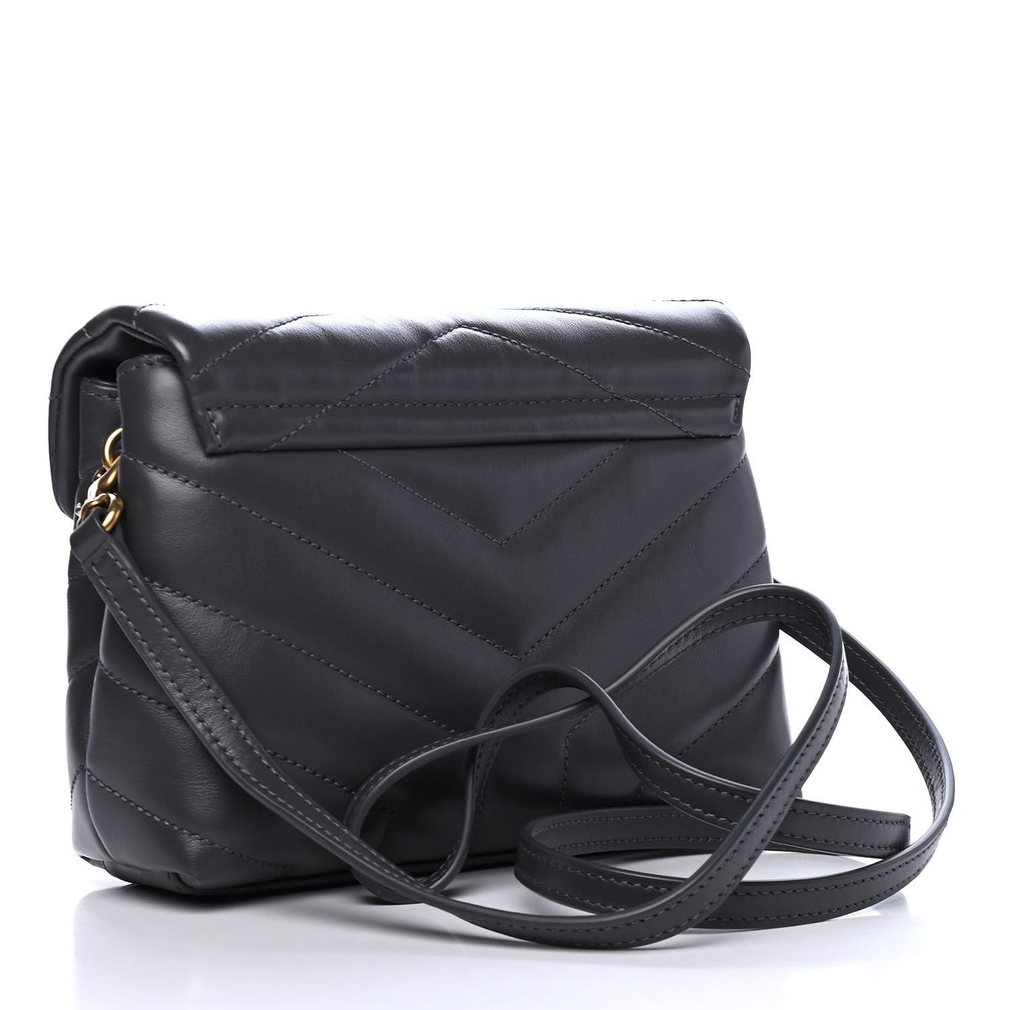 Calfskin Y Quilted Monogram Toy Loulou Crossbody Bag Storm