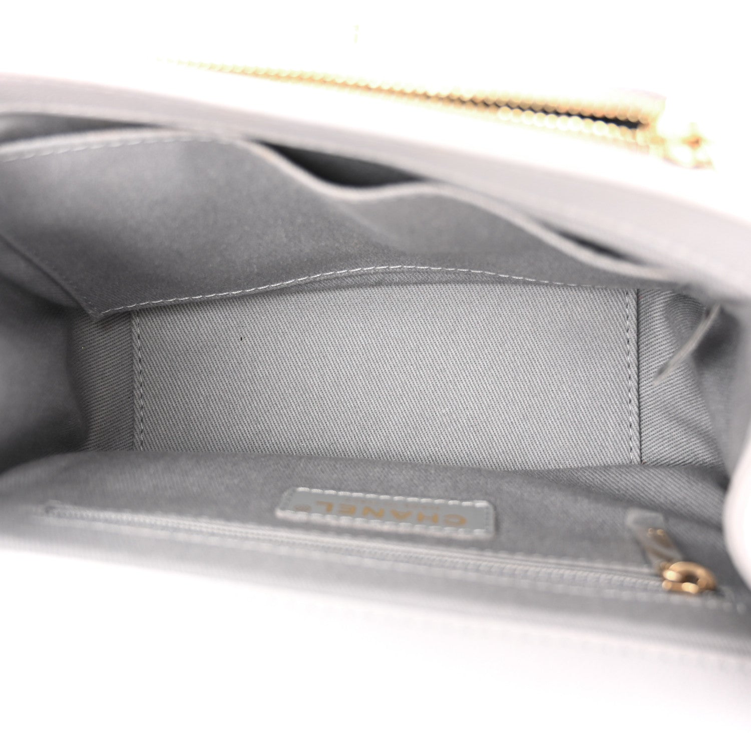 Chanel Caviar Quilted Small Business Affinity Flap Grey 5 of 12