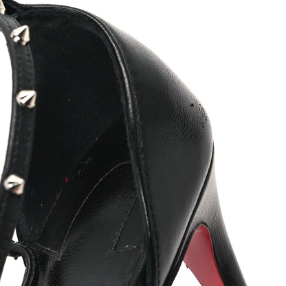 Christian Louboutin Kid Riojana 100 Spiked Sandals 37 Black 10 of 11
