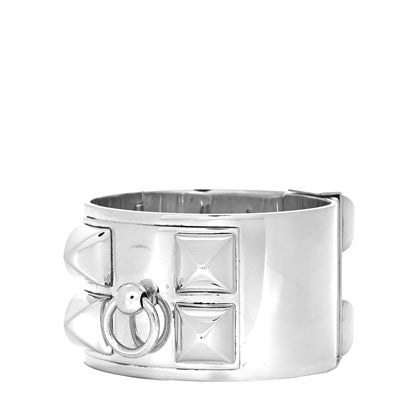 Hermes Sterling Silver Collier De Chien Bracelet XL 1 of 6