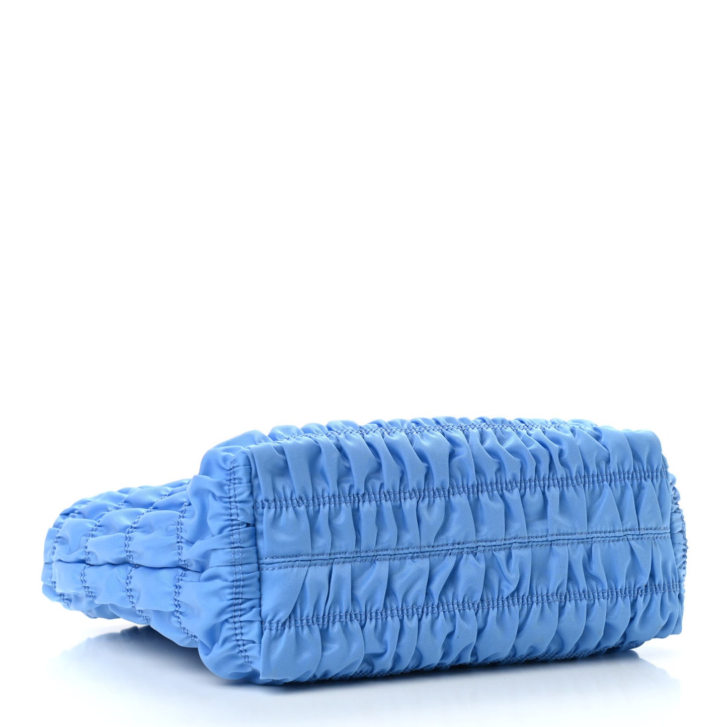Tessuto Nylon Gaufre Tote Light Blue